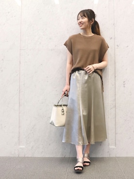 COMME CA ISM STAFFさん（レディース・164cm）の夏コーディネート