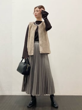 COMME CA ISM STAFFさん(レディース・167cm)の秋コーディネート