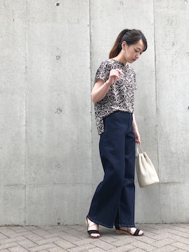 COMME CA ISM STAFFさん（レディース・164cm）の夏コーディネート