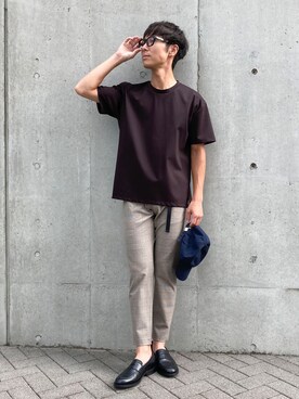 「コムサコミューン」｜COMME CA ISM STAFFさん（メンズ・172cm）の夏コーディネート