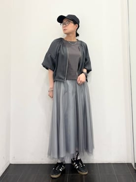 COMME CA ISM STAFFさん(レディース・157cm)の夏コーディネート