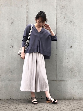 COMME CA ISM STAFFさん（レディース・164cm）の夏コーディネート