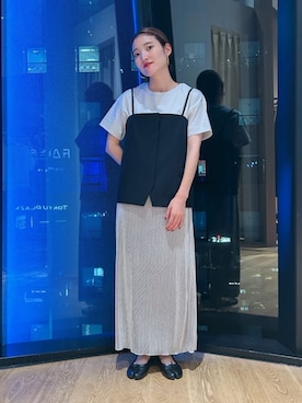 COMME CA ISM STAFFさん(レディース・151cm)の夏コーディネート