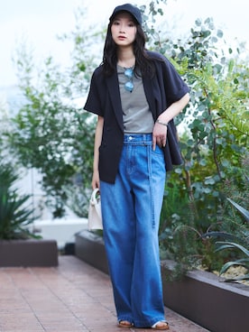 COMME CA ISM STAFFさん(レディース・161cm)の春コーディネート