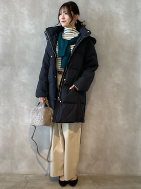 COMME CA ISM STAFFさん（レディース・160cm）の冬コーディネート