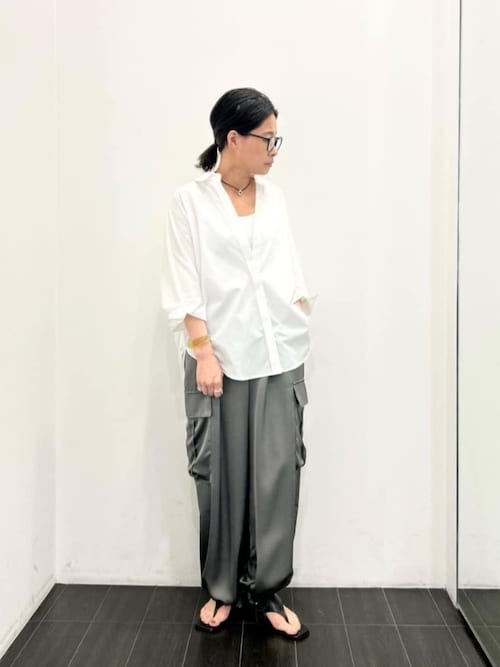crewre マットサテンカーゴパンツ 2 grayge 【未使用】 crewre online shop / マットサテンカーゴパンツ