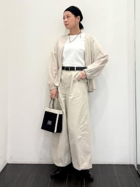 COMME CA ISM STAFFさん（レディース・157cm）の春コーディネート