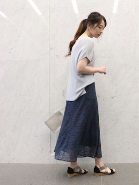 COMME CA ISM STAFFさん（レディース・164cm）の夏コーディネート