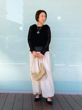 COMME CA ISM STAFFさん（レディース・155cm）の秋コーディネート