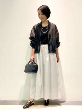 COMME CA ISM STAFFさん(レディース・156cm)の春コーディネート