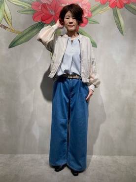 COMME CA ISM STAFFさん(レディース・166cm)の春コーディネート