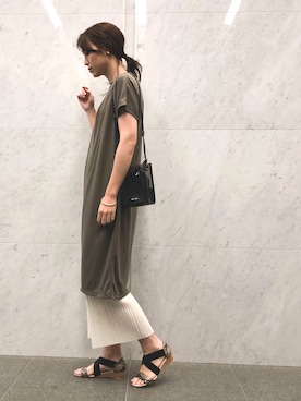 COMME CA ISM STAFFさん（レディース・168cm）の夏コーディネート