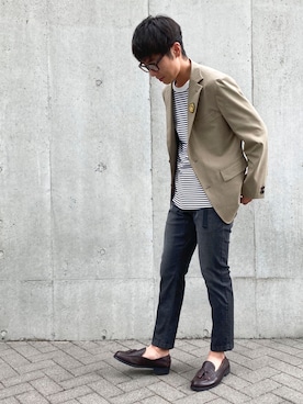 「コムサコミューン」｜COMME CA ISM STAFFさん（メンズ・173cm）の夏コーディネート