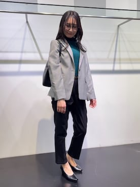 「MONO　COMME CA（モノコムサ）のアイテム」を使った、COMME CA ISM STAFFさん（レディース・165cm）の秋コーディネート