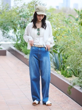 COMME CA ISM STAFFさん（レディース・166cm）の春コーディネート