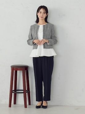 COMME CA ISM STAFFさん（レディース・166cm）の冬コーディネート