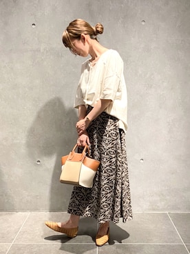 COMME CA ISM STAFFさん（レディース・160cm）の夏コーディネート