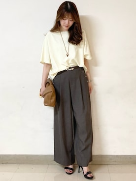 COMME CA ISM STAFFさん(レディース・160cm)の夏コーディネート