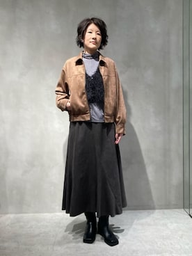 COMME CA ISM STAFFさん（レディース・165cm）の秋コーディネート