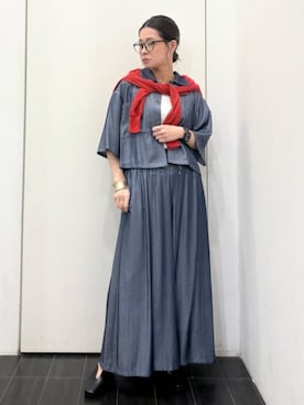 「旅行」｜COMME CA ISM STAFFさん（レディース・157cm）の春コーディネート
