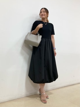 「COMME CA ISM（コムサイズム）のアイテム」を使った、COMME CA ISM STAFFさん（レディース・167cm）の夏コーディネート