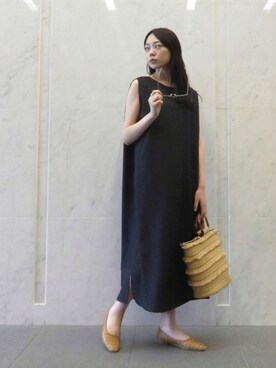 COMME CA ISM STAFFさん（レディース・163cm）の夏コーディネート