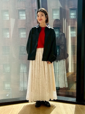 COMME CA ISM STAFFさん（レディース・151cm）の秋コーディネート