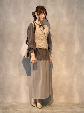 COMME CA ISM STAFFさん（レディース・160cm）の秋コーディネート