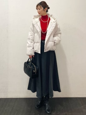 COMME CA ISM STAFFさん（レディース・167cm）の冬コーディネート