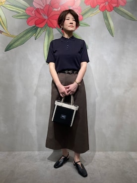 「COMME CA ISM（コムサイズム）のアイテム」を使った、COMME CA ISM STAFFさん（メンズ・165cm）の春コーディネート