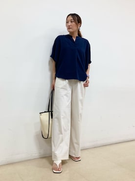 COMME CA ISM STAFFさん（レディース・166cm）の夏コーディネート