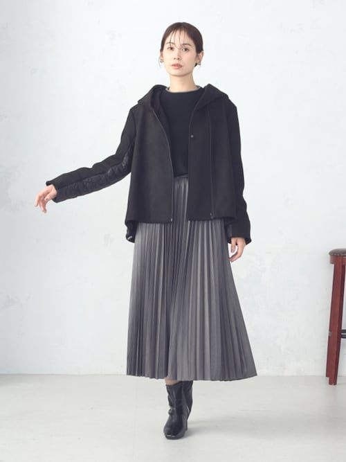 セール】エンボス加工プリーツスカート（スカート）｜COMME CA ISM