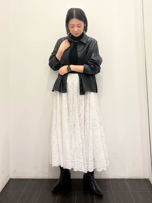 ラッセルレース　サーキュラースカート