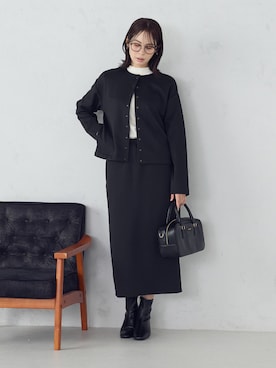 「MONO　COMME CA（モノコムサ）のアイテム」を使った、COMME CA ISM STAFFさん（レディース・167cm）の秋コーディネート