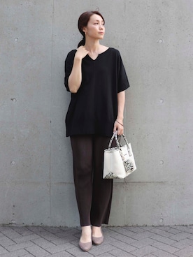 COMME CA ISM STAFFさん（レディース・168cm）の夏コーディネート