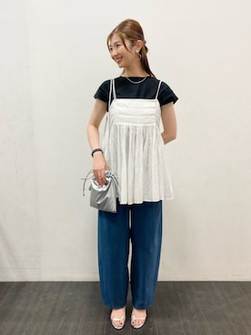 COMME CA ISM STAFFさん(レディース・167cm)の夏コーディネート