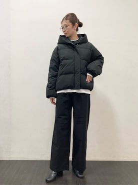 「アイテム（チノパンツ）」を使った、COMME CA ISM STAFFさん（レディース・166cm）の秋コーディネート