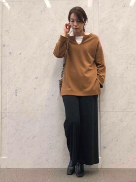 COMME CA ISM STAFFさん(レディース・168cm)の秋コーディネート