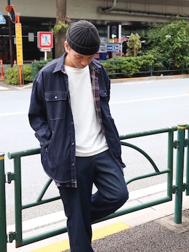 COMME CA ISM STAFFさん（メンズ・162cm）の夏コーディネート