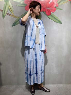 COMME CA ISM STAFFさん（レディース・165cm）の夏コーディネート