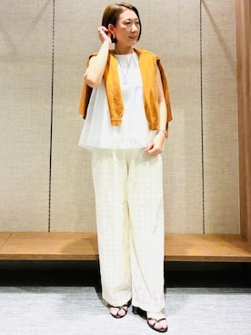 COMME CA ISM STAFFさん（レディース・155cm）の夏コーディネート