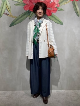 COMME CA ISM STAFFさん（レディース・165cm）の春コーディネート