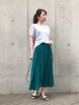 COMME CA ISM STAFFさん（レディース・164cm）の夏コーディネート