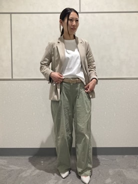 COMME CA ISM STAFFさん（レディース・152cm）の春コーディネート