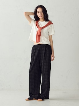 COMME CA ISM STAFFさん(レディース・168cm)の夏コーディネート