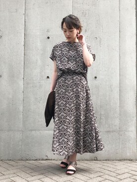 COMME CA ISM STAFFさん（レディース・164cm）の夏コーディネート