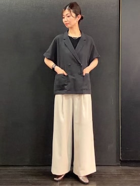 COMME CA ISM STAFFさん(レディース・167cm)の春コーディネート
