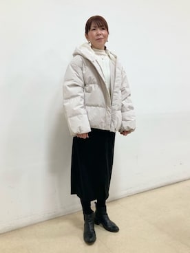 COMME CA ISM STAFFさん（レディース・158cm）の冬コーディネート