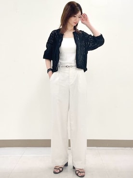 COMME CA ISM STAFFさん（レディース・167cm）の夏コーディネート
