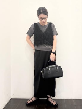 COMME CA ISM STAFFさん（レディース・157cm）の夏コーディネート